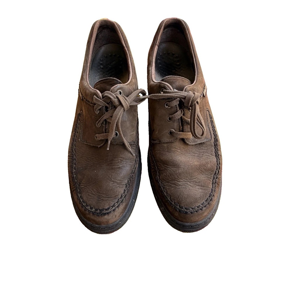 Mephisto Match Mens Brown Nubuck Leather Lace Up Walking Shoes Oxfords Sz 13